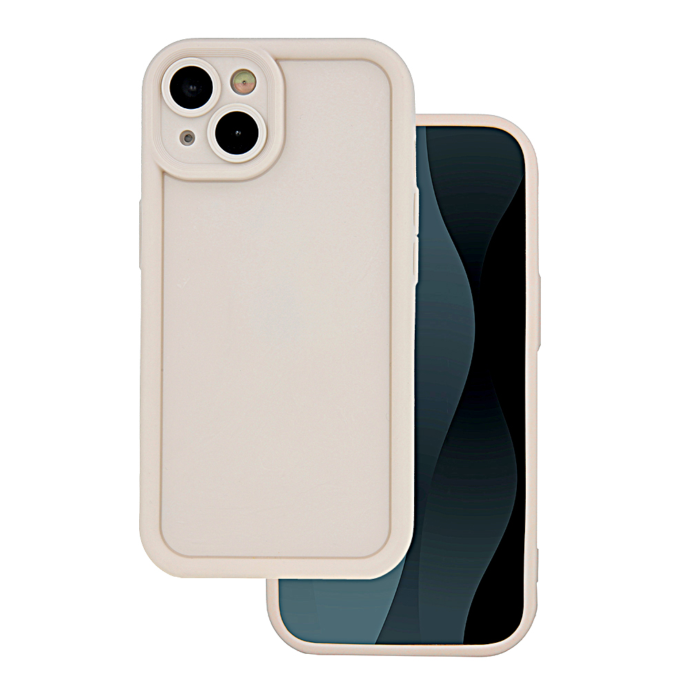 iPhone X / XS Rim TPU hátlap tok, bézs