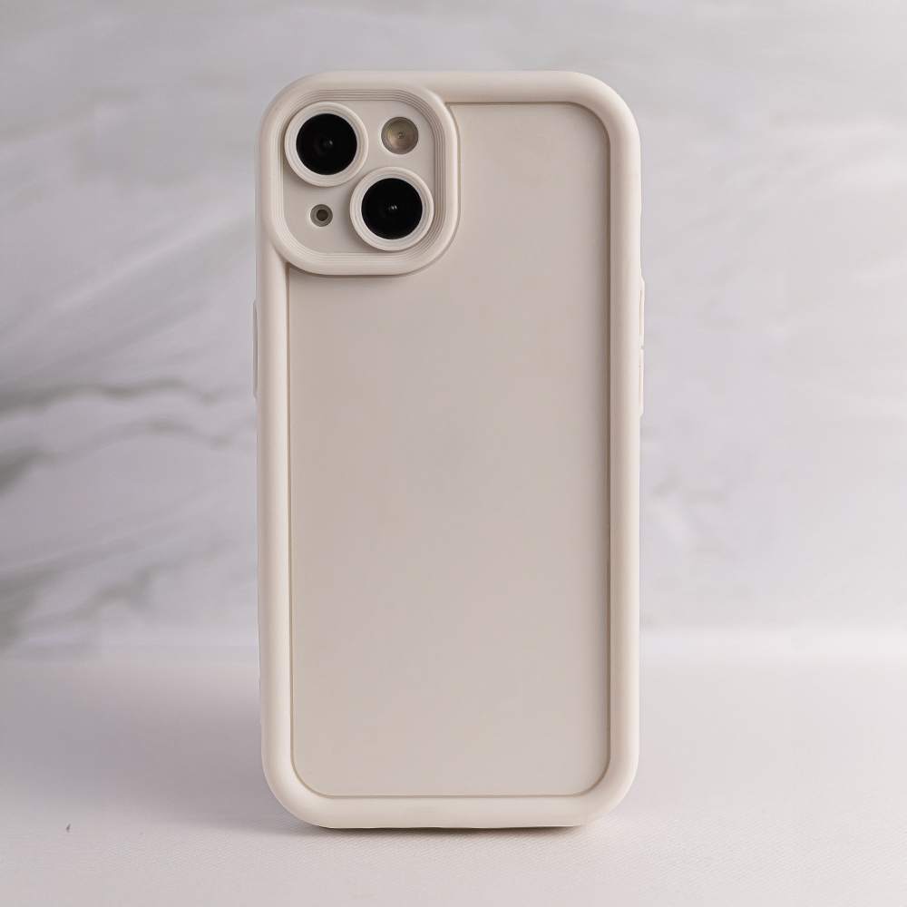 iPhone X / XS Rim TPU hátlap tok, bézs