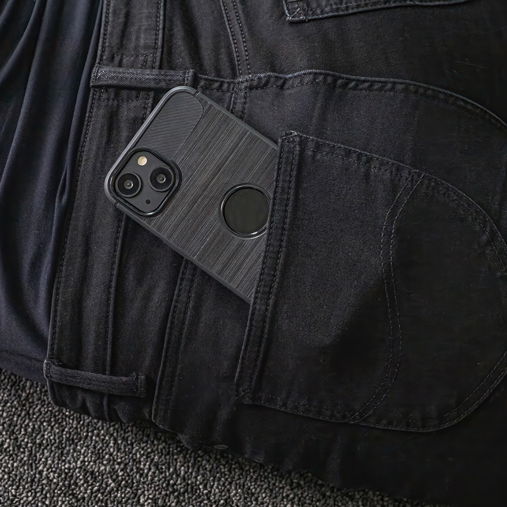 Xiaomi Redmi 13C 4G / 13C 5G / Poco C65 fekete KARBON tok