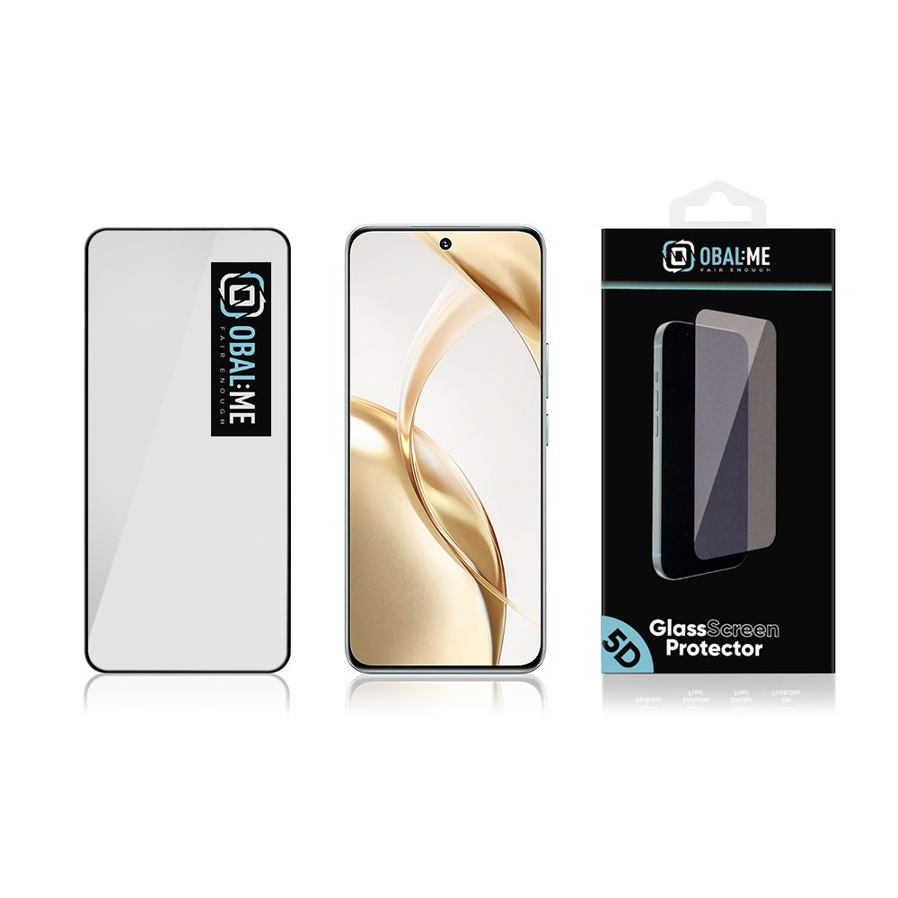 Honor 200 OBAL:ME fekete 5D üvegfólia