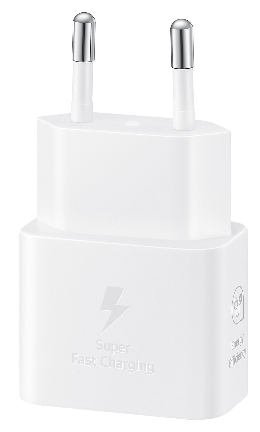 SAMSUNG EP-T2510NWE hálózati töltő Type-C aljzat (25W, GaN, PD gyorstöltő) FEHÉR