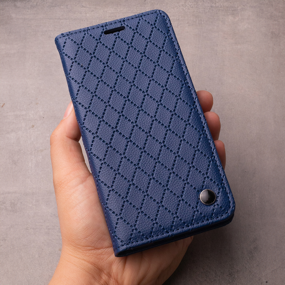 Samsung Galaxy A55 5G Smart Caro tok, sötétkék