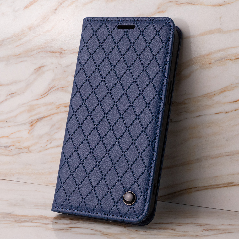 Samsung Galaxy A55 5G Smart Caro tok, sötétkék