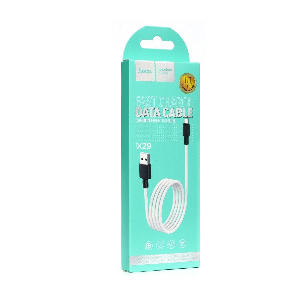 HOCO X29 Micro usb kábel fehér, 1M
