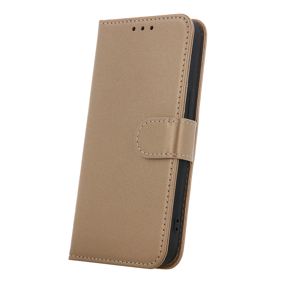 Samsung Galaxy A12 / M12 Smart Classic Mágneses fliptok arany