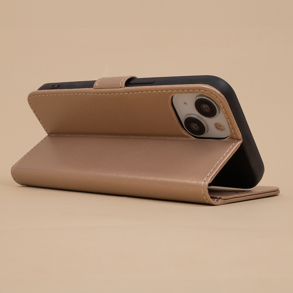 Samsung Galaxy A12 / M12 Smart Classic Mágneses fliptok arany