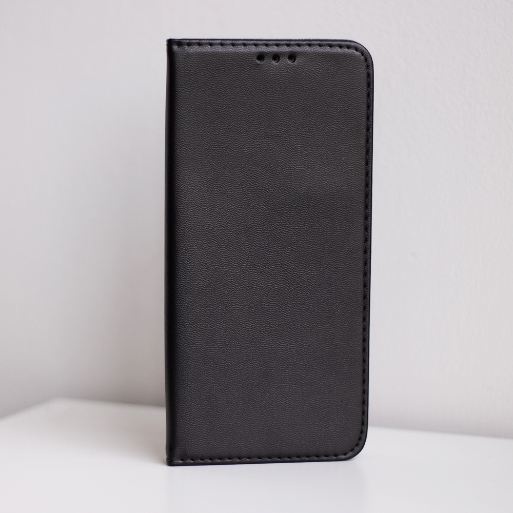 Xiaomi 14T Pro fekete mágneses könyvtok bőr hatású, SMART