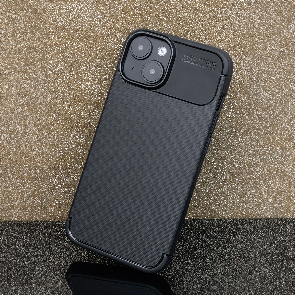 Samsung Galaxy A06 fekete KARBON tok