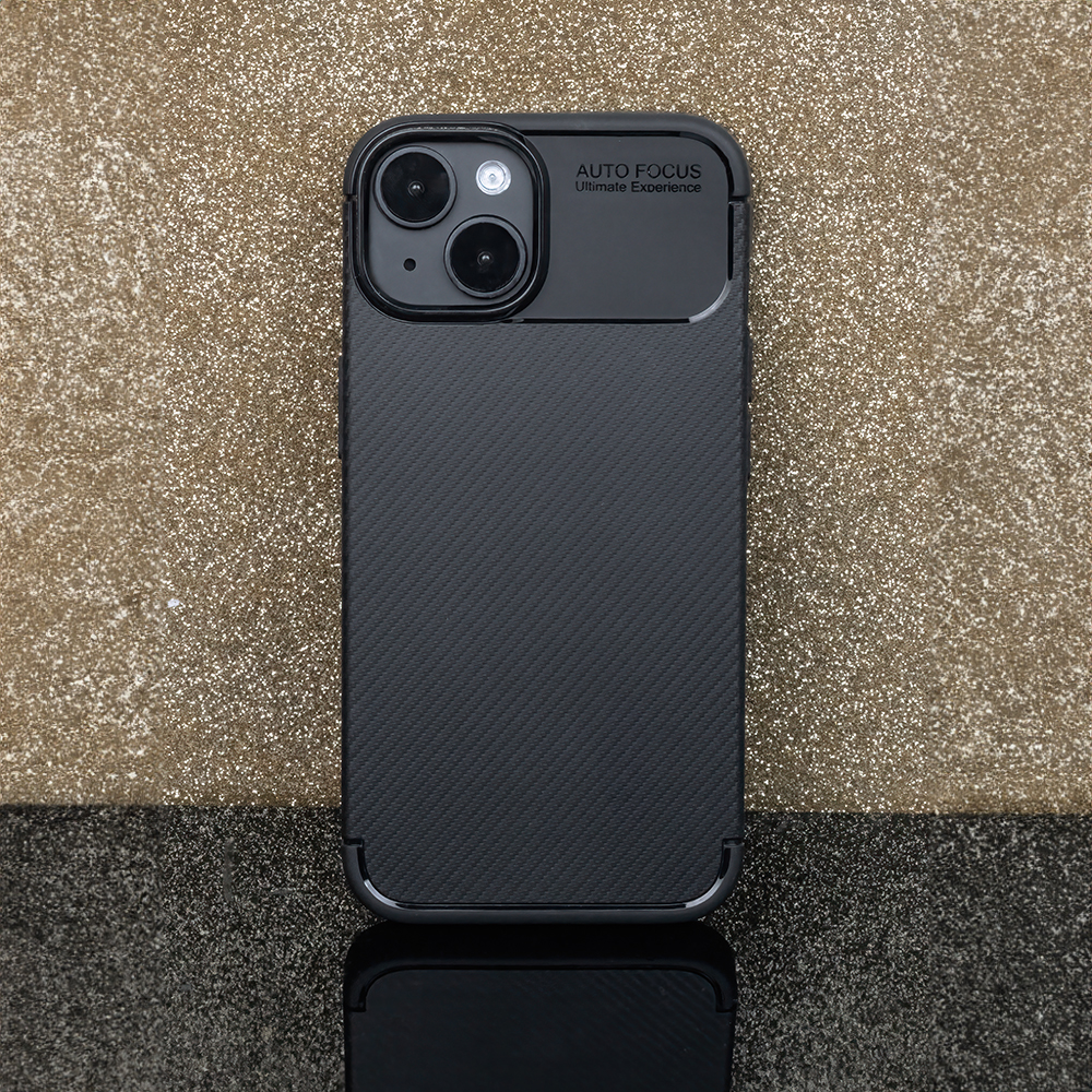 Samsung Galaxy A16 4G / A16 5G fekete KARBON tok