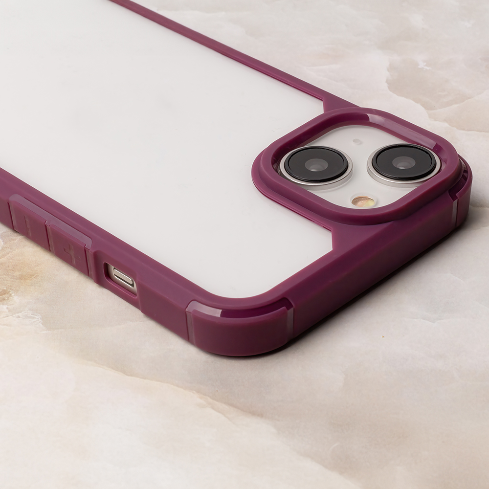 Iphone 15 Pro Max Color Shock védőtok, Maroon