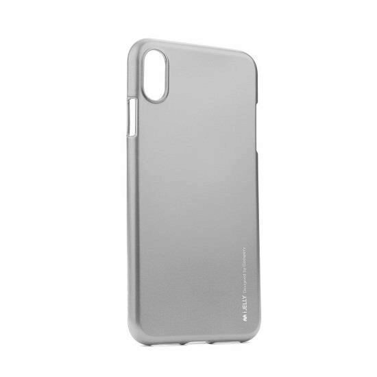 Iphone XR i-Jelly Metal TPU tok - szürke