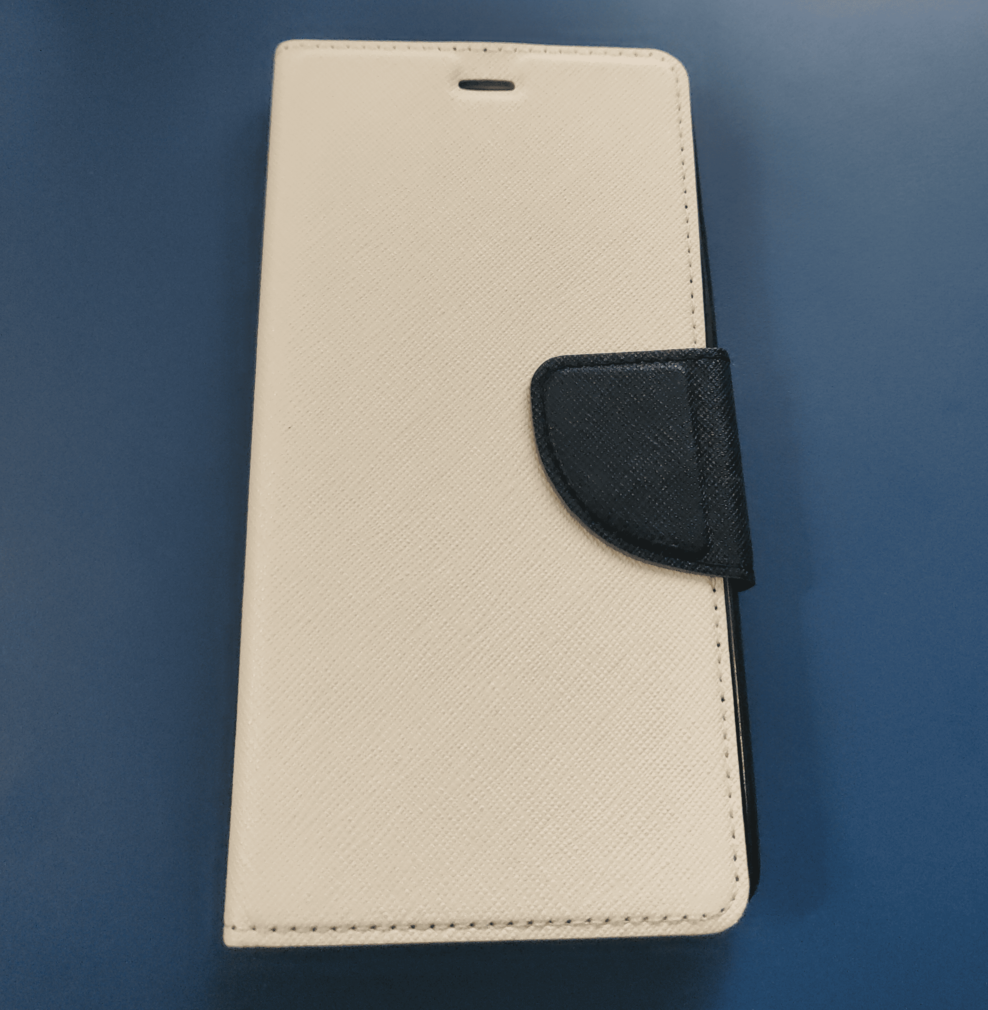 Huawei P9 Lite fliptok (fehér-fekete)