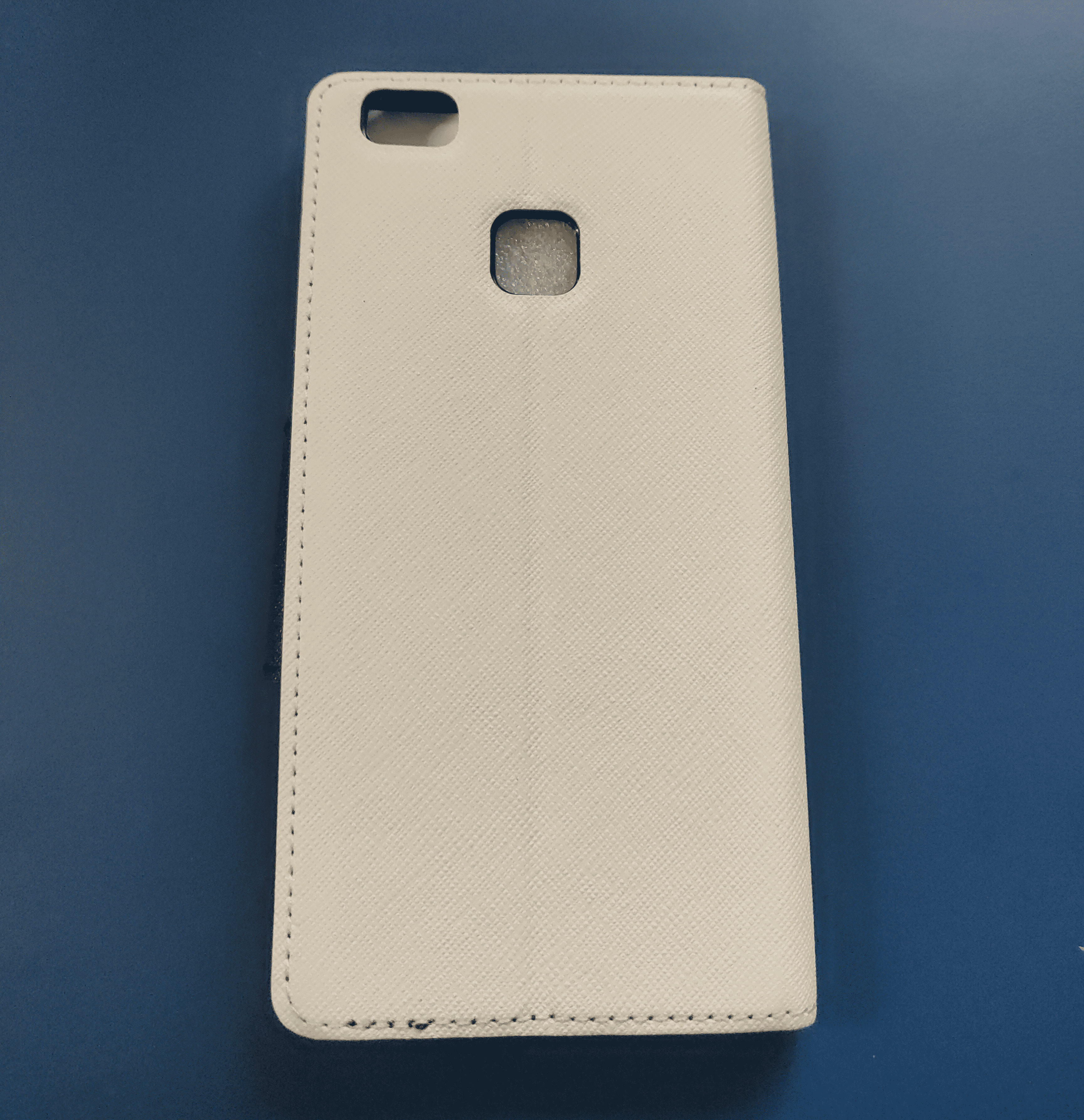 Huawei P9 Lite fliptok (fehér-fekete)