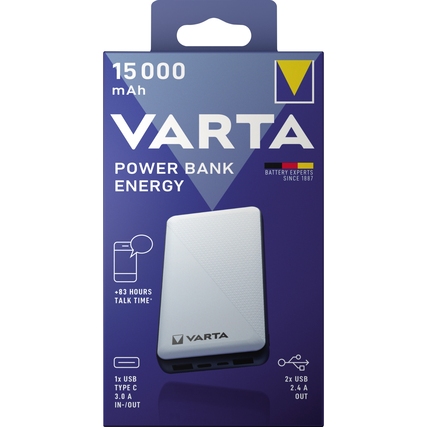 VARTA Power Bank 15000mAh fehér (57977101111)