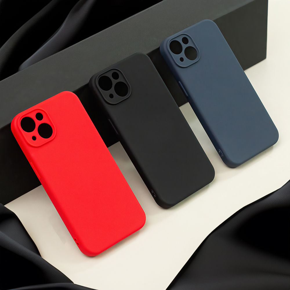 iPhone 14 fekete box szilikon tok
