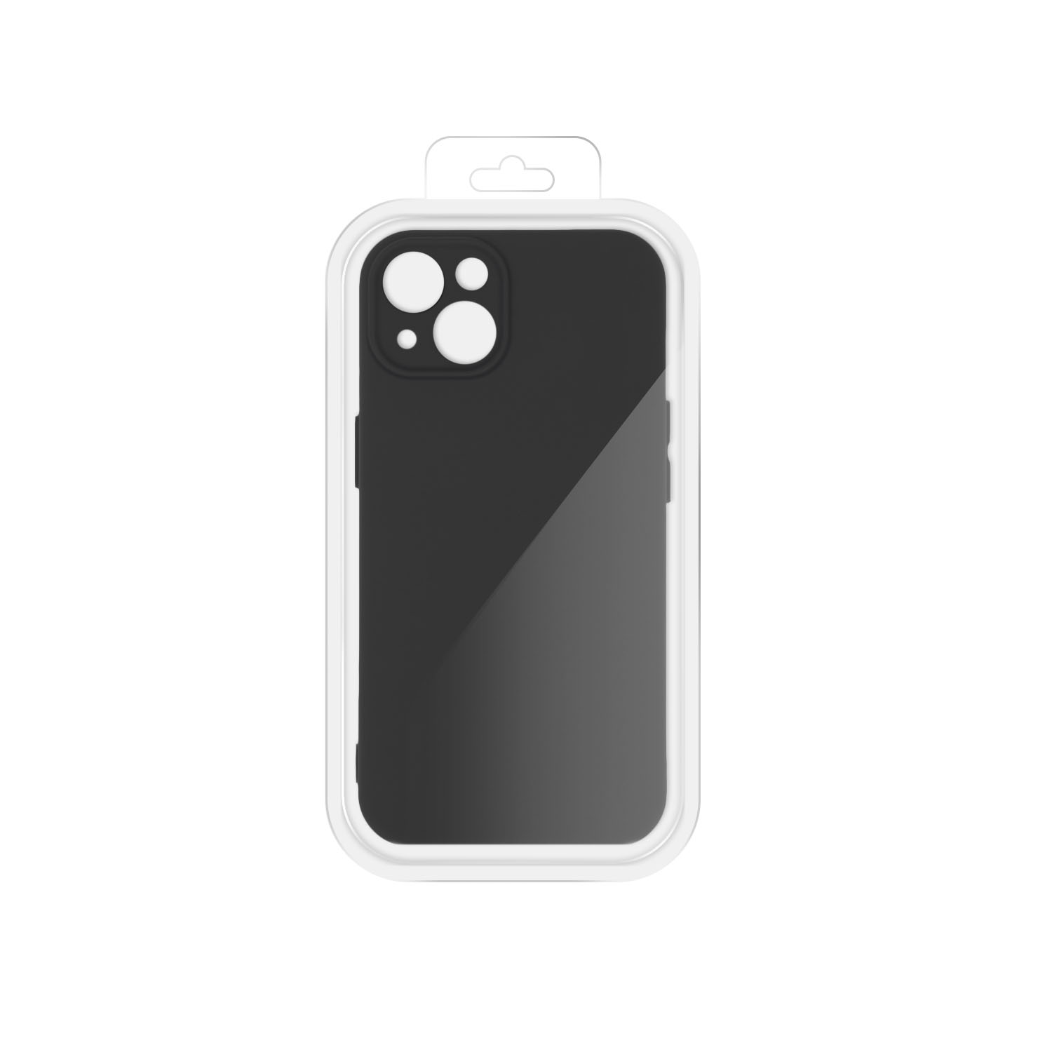 iPhone 14 fekete box szilikon tok