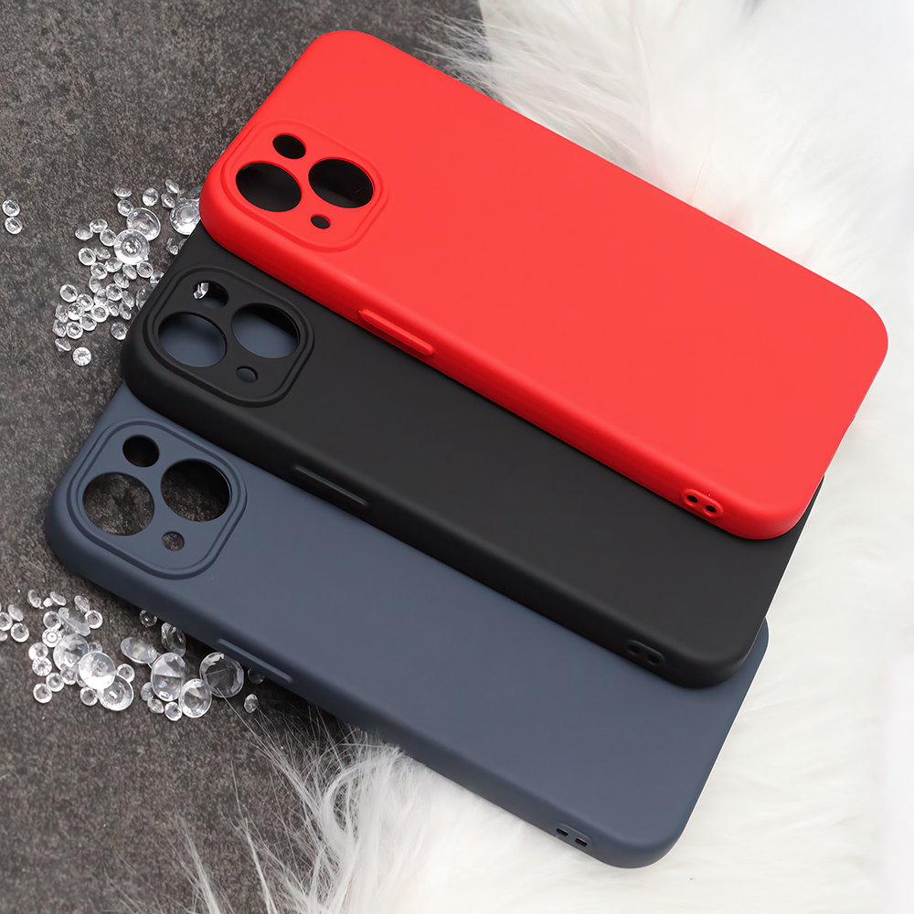 iPhone 14 fekete box szilikon tok