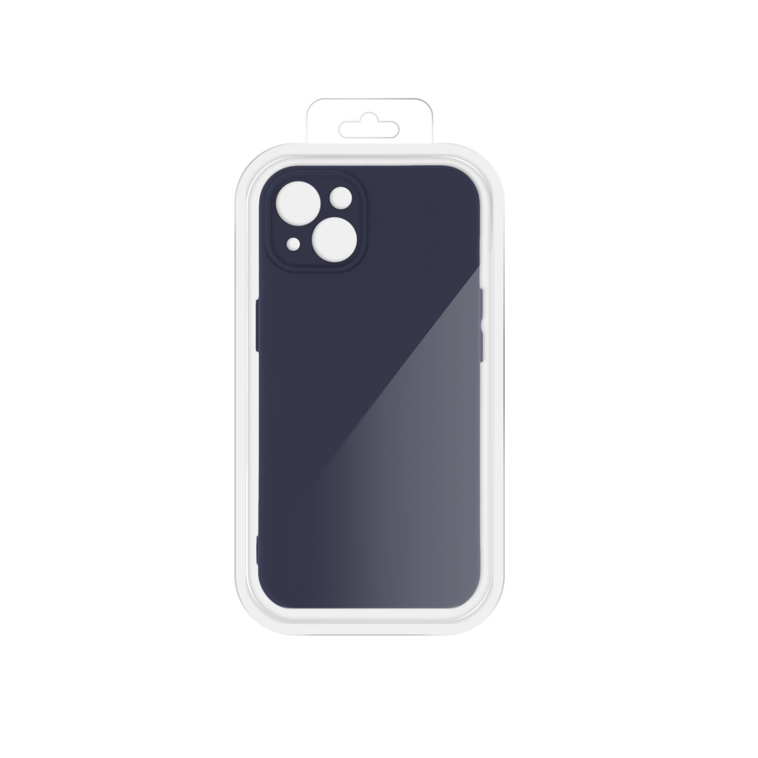 iPhone 14 sötétkék box szilikon tok
