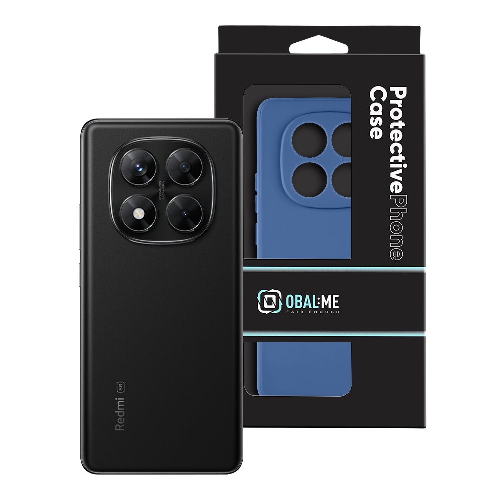 Xiaomi Redmi Note 14 Pro 5G/Poco X7 5G OBAL:ME Matt TPU sötétkék tok