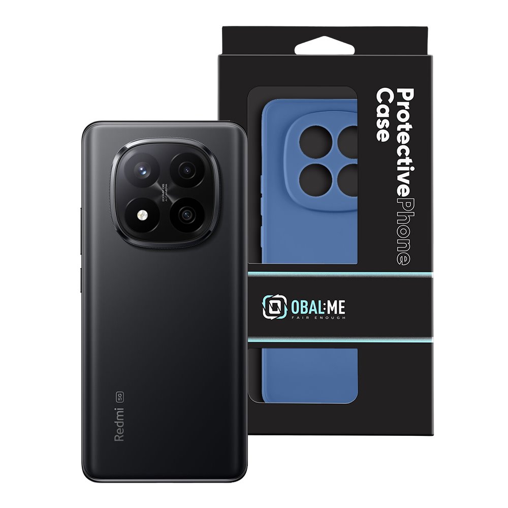 Xiaomi Redmi Note 14 Pro Plus 5G OBAL:ME Matt TPU sötétkék tok