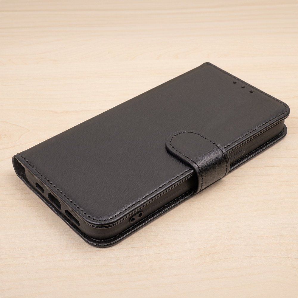 iPhone 16e Smart Classic Mágneses fliptok fekete