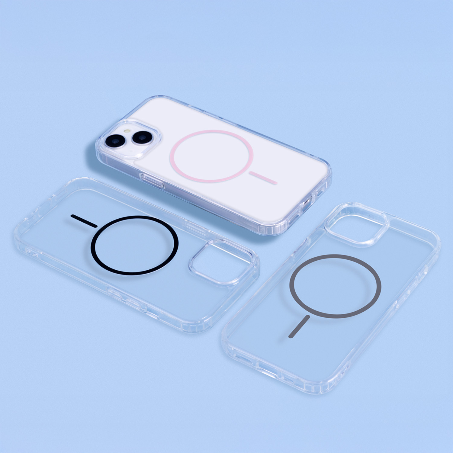 Samsung Galaxy A36 5G / A56 5G szürke Anti-Shock Thin Mag tok